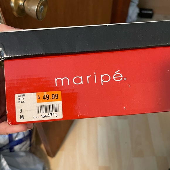 Black pointy toe Maripe heels - Picture 5 of 5